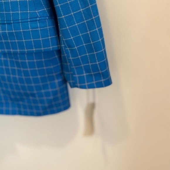 🌺JOHN  MEYER plaid  blazer SIZE 14 casual can be worn with denim, - Picture 4 of 11